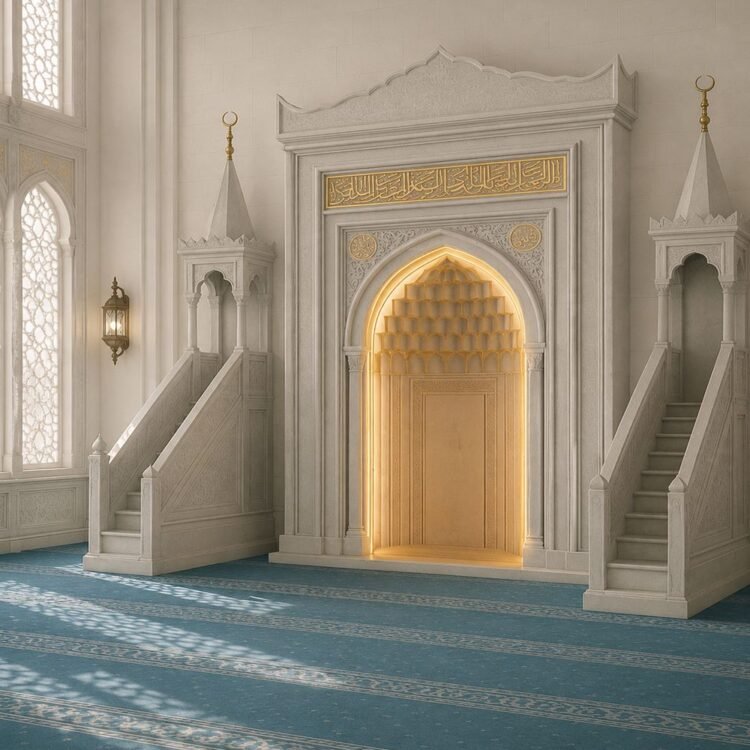 Mosque Marble Mihrap & Minber & Qursu
